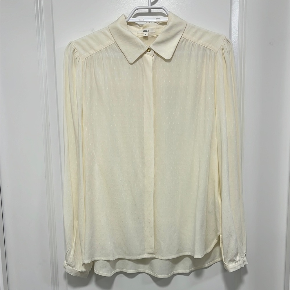 Elegant Cream Blouse